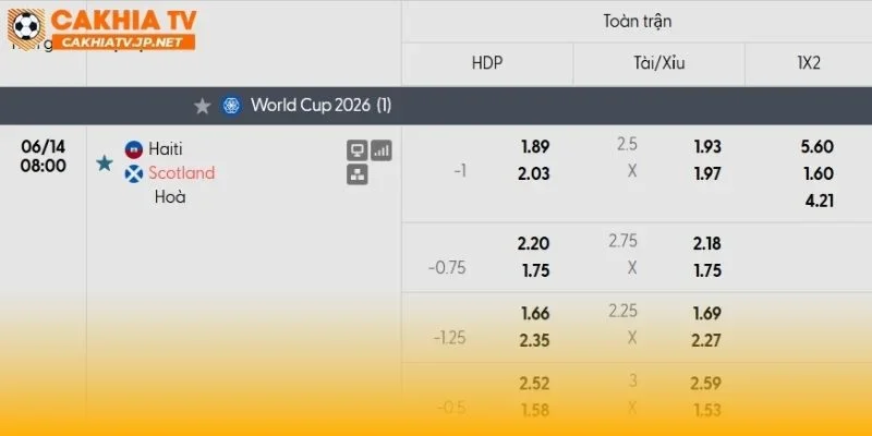 Haiti vs Scotland có thể là cơn mưa bàn thắng