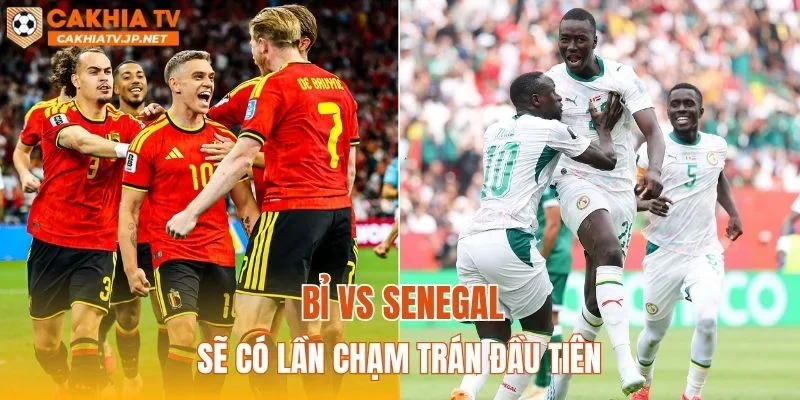 Bỉ vs Senegal sẽ có lần chạm trán đầu tiên
