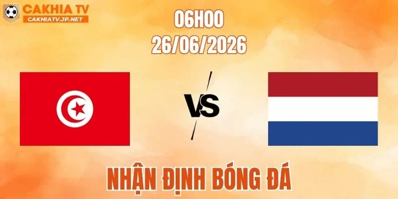 Tunisia vs Hà Lan